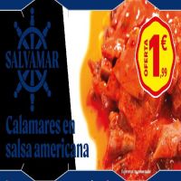CRIS CALAMARES EN SALSA AMERICANA PACK 2 X 78GR 48U. P.V.P. 1,79EUR