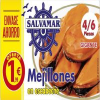 CRIS MEJILLONES EN ESCABECHE 4/8 25U. P.V.P. 1,99EUR