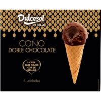 F/CONO DOBLE CHOCOLATE 4U 125Ml. 5p.  