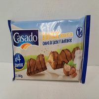 *CASADO BARRITAS RELLENAS AVELLANA Y LECHE PACK 4u. 84Gr. 18p.P.V.P. 1EUR