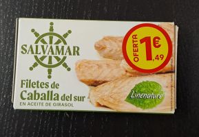 CRIS FILETES DE CABALLA EN ACEITE DE GIRASOL 85Gr 25U. P.V.P. 1,49EUR