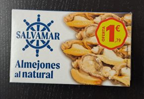 CRIS ALMEJAS AL NATURAL 115Gr. 25U. P.V.P. 1,79EUR