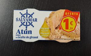 CRIS ATUN EN ACEITE VEGETAL PACK 2 X 85GR 16U. P.V.P. 1,59EUR