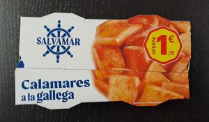 CRIS CALAMARES A LA GALLEGA PACK 2 X 78Gr 48U. P.V.P. 1,79EUR