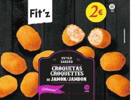 F/ CROQUETAS DE JAMON 8p. 240Gr. FIT'Z P.V.P. 2EUR