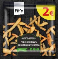 F/VERDURAS EN TEMPURA FIT'Z 300Gr. 5p. P.V.P. 2EUR